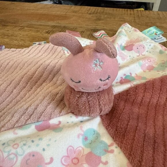 Mary Meyer Taggies Soothing Sensory Security Blanket, Camilla Caterpillar, 13" - Picture 2 of 9